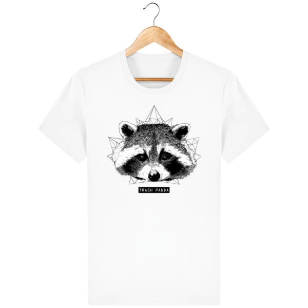 T Shirt Canada - Raton Laveur/Racoon - Trash Panda - White - Face